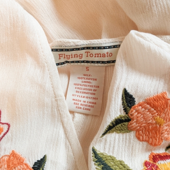 NWT Flying Tomato Embroidered Midi - Picture 4 of 5